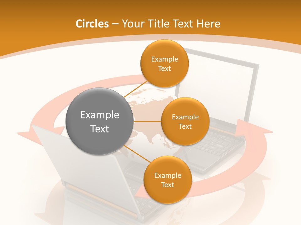 Togetherness White Background Assist PowerPoint Template