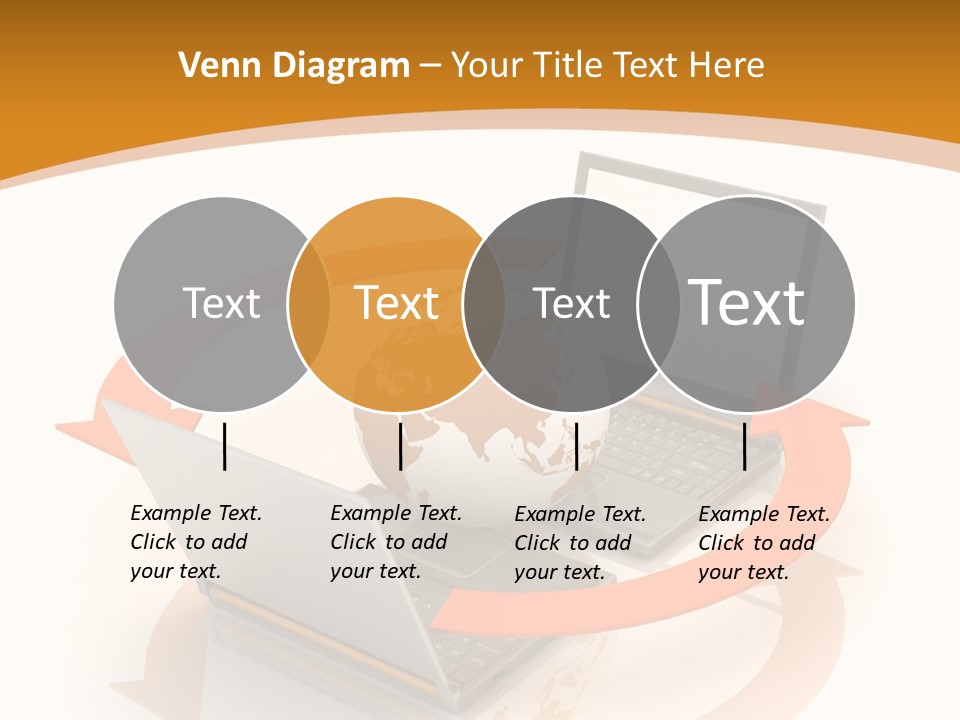 Togetherness White Background Assist PowerPoint Template