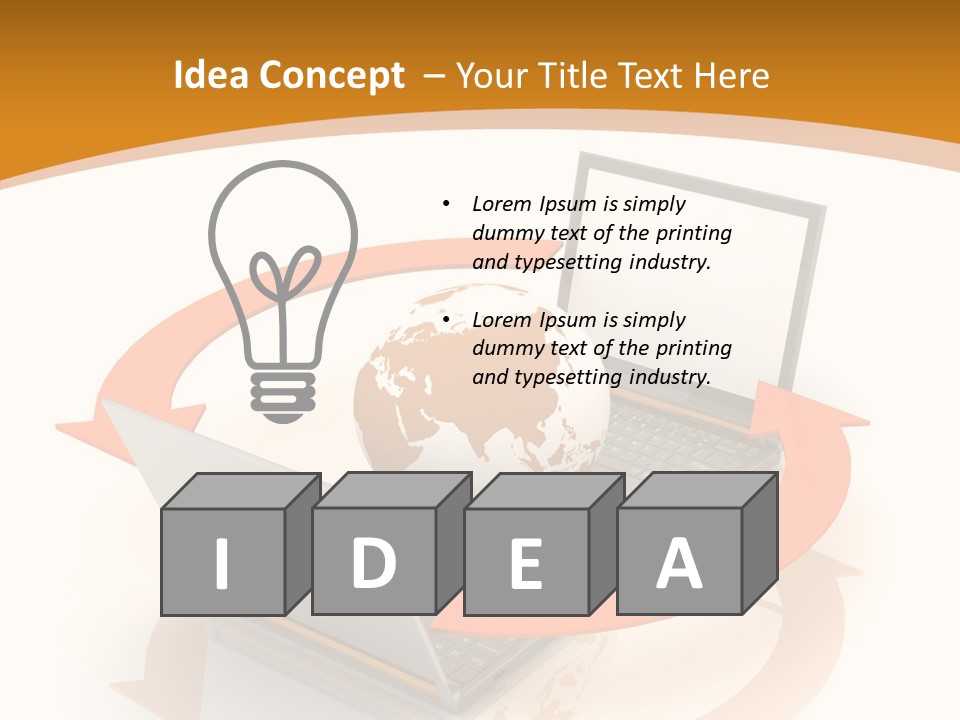 Togetherness White Background Assist PowerPoint Template