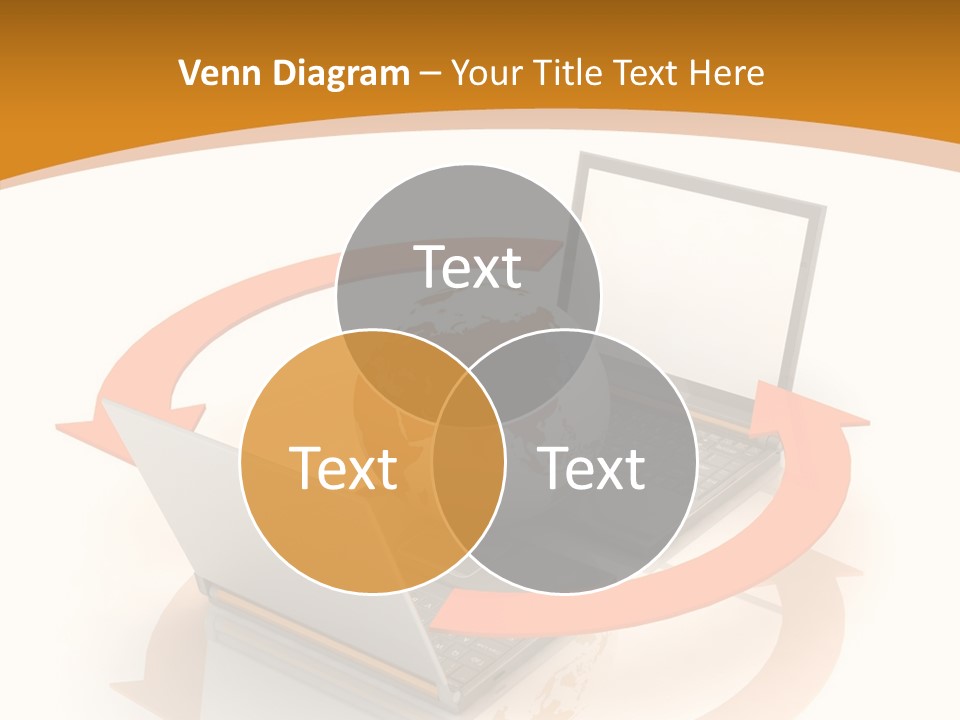 Togetherness White Background Assist PowerPoint Template