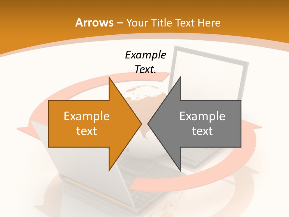 Togetherness White Background Assist PowerPoint Template