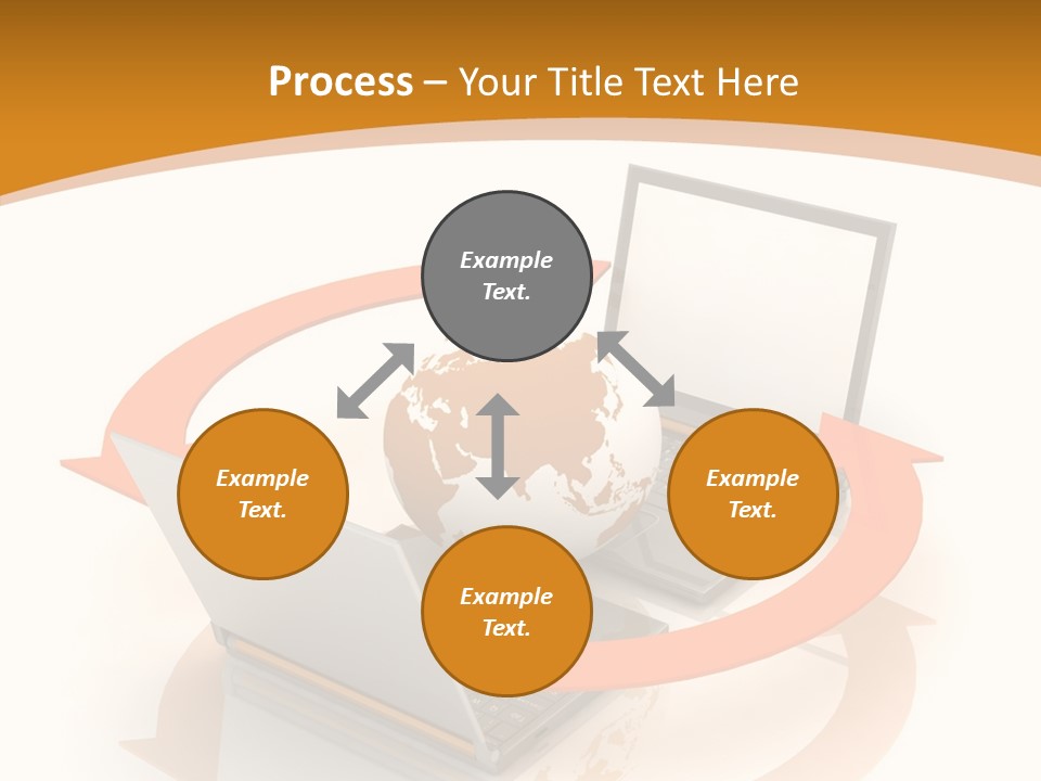 Togetherness White Background Assist PowerPoint Template