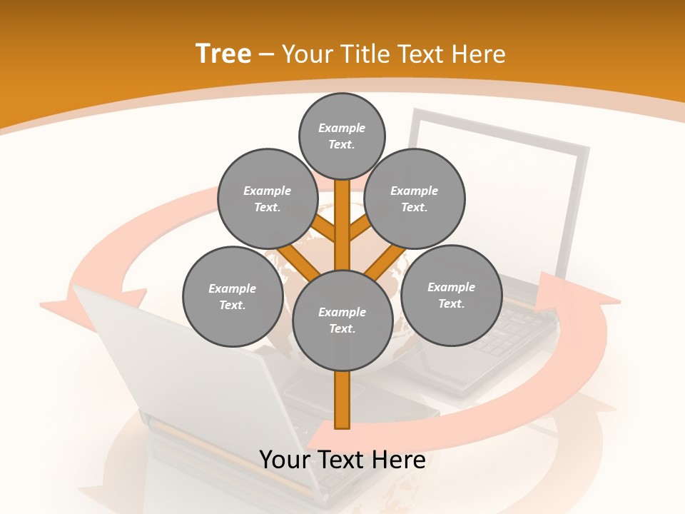 Togetherness White Background Assist PowerPoint Template