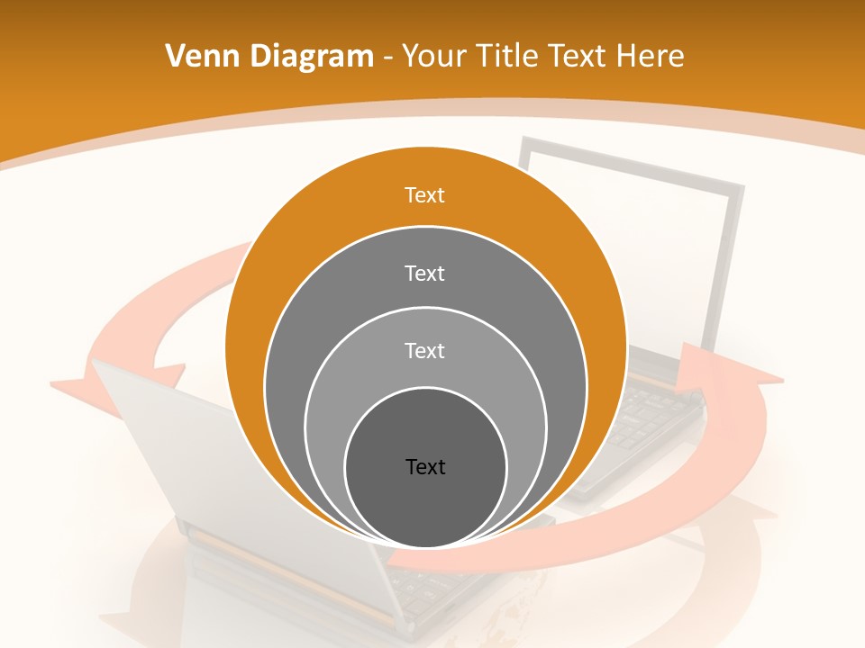 Togetherness White Background Assist PowerPoint Template