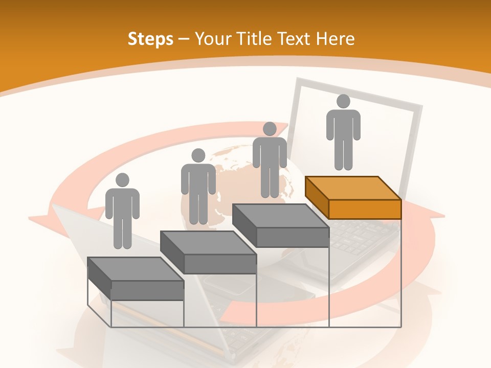 Togetherness White Background Assist PowerPoint Template