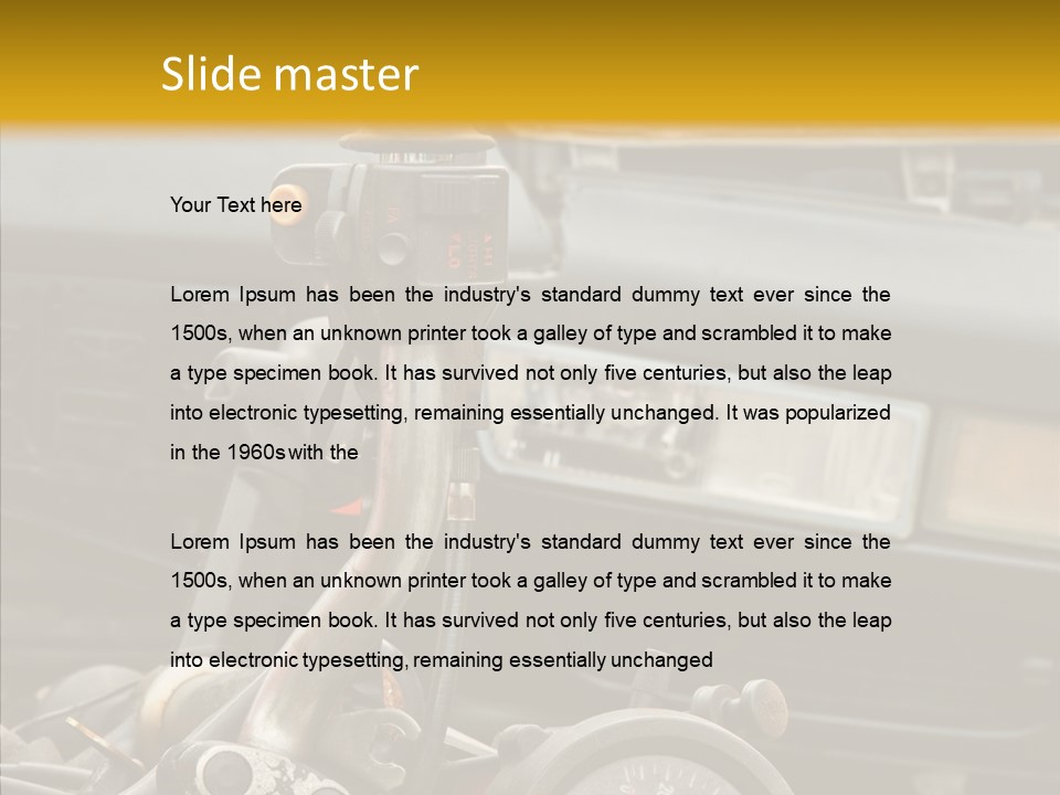 Hand  Two PowerPoint Template