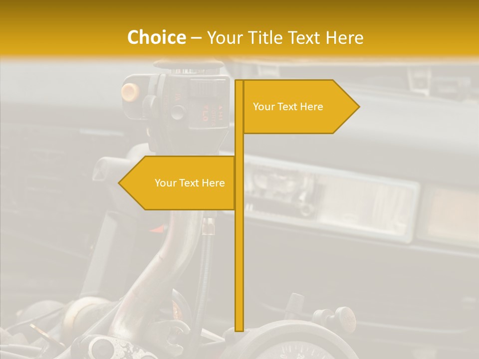 Hand  Two PowerPoint Template