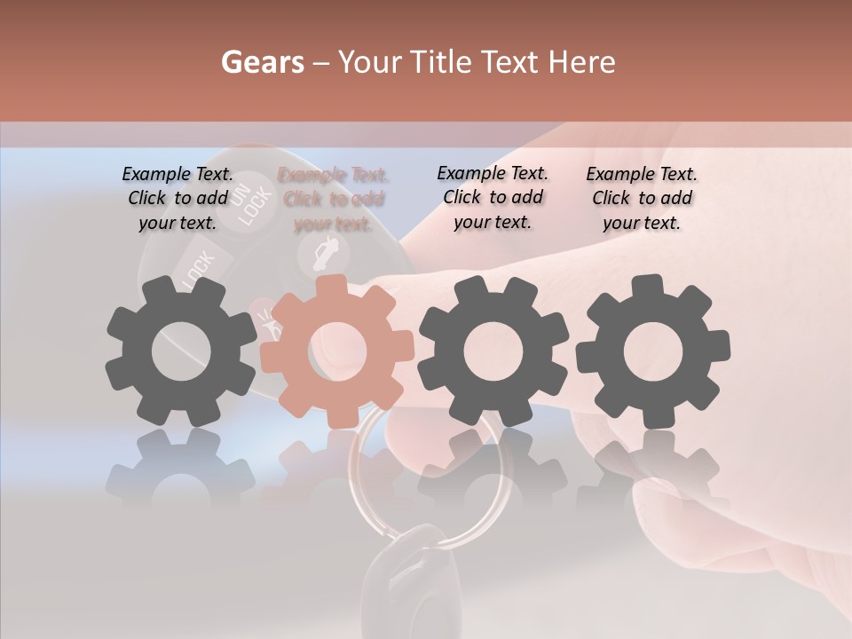 Helping Hand White Background PowerPoint Template