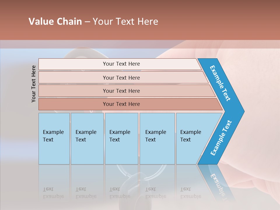 Helping Hand White Background PowerPoint Template