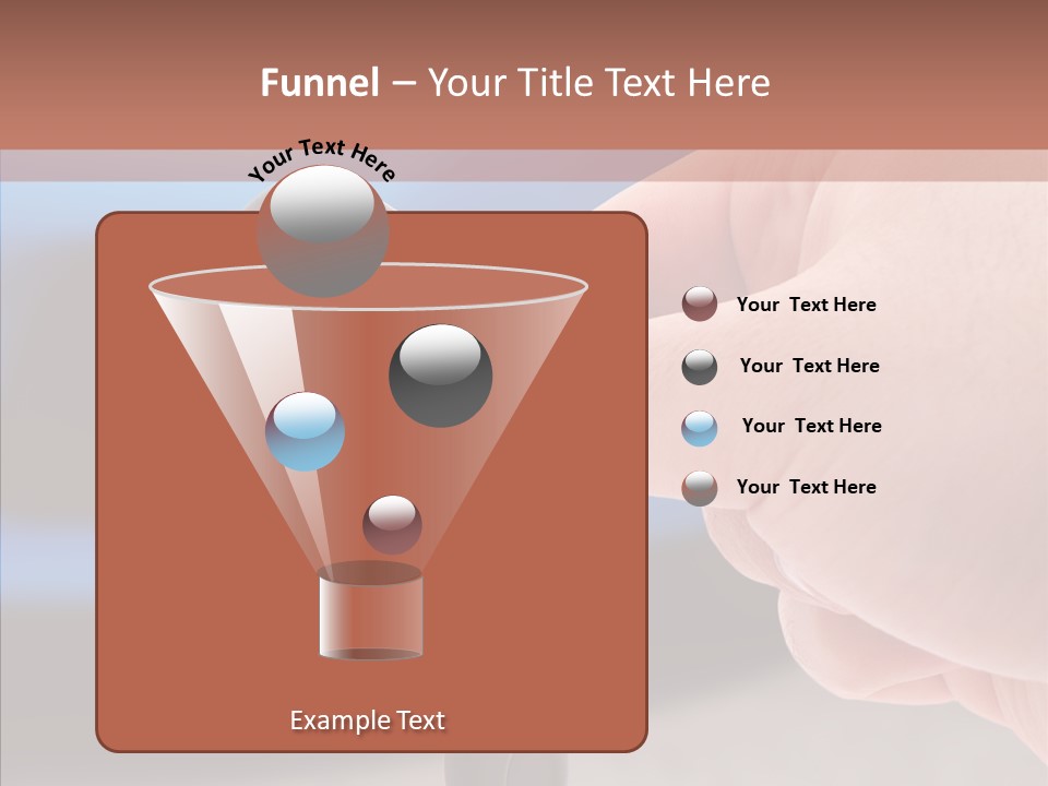 Helping Hand White Background PowerPoint Template