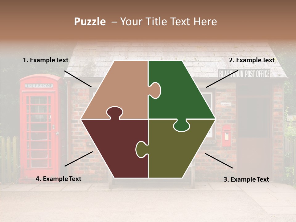 Female White Background Elder PowerPoint Template