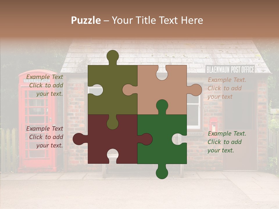 Female White Background Elder PowerPoint Template