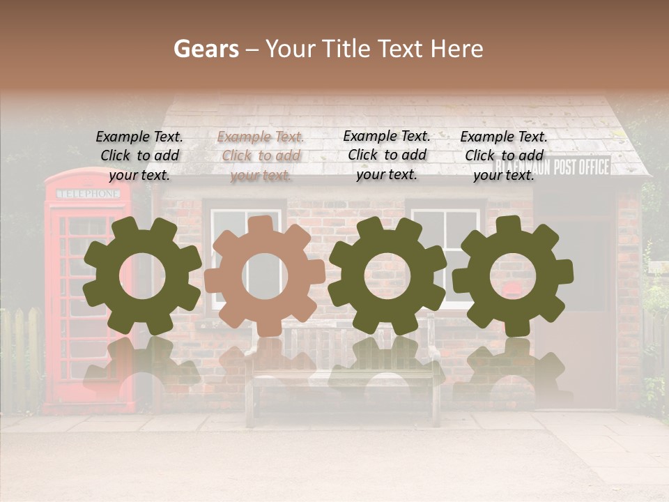 Female White Background Elder PowerPoint Template