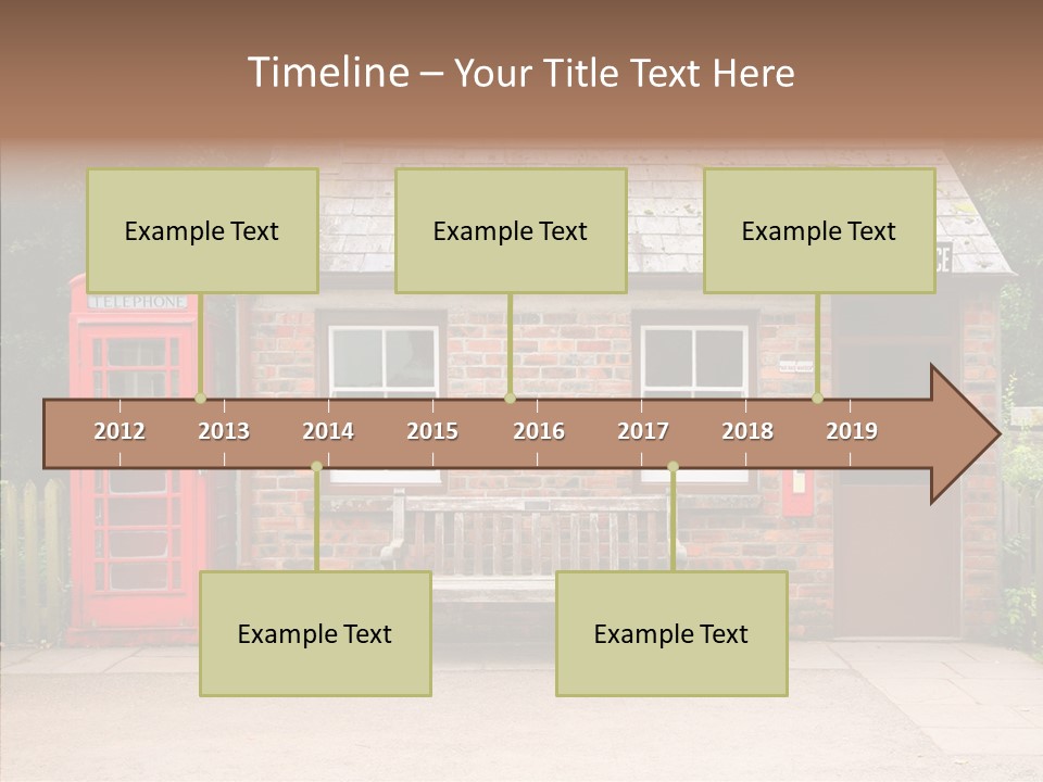 Female White Background Elder PowerPoint Template