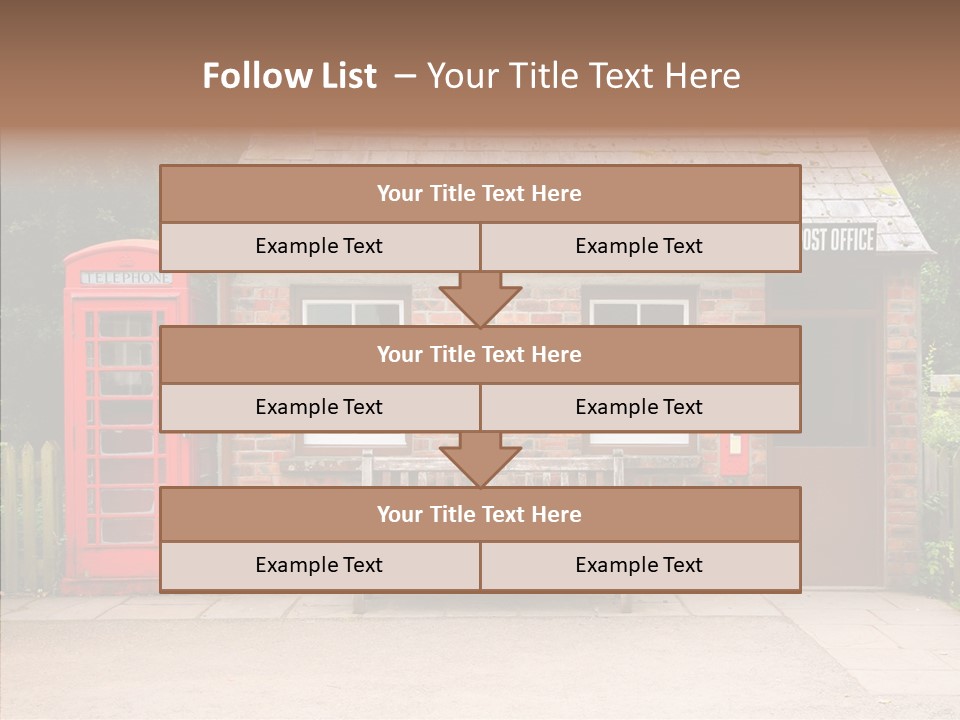 Female White Background Elder PowerPoint Template