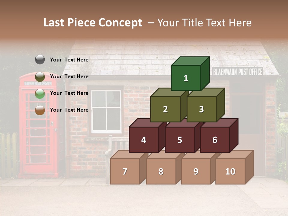 Female White Background Elder PowerPoint Template