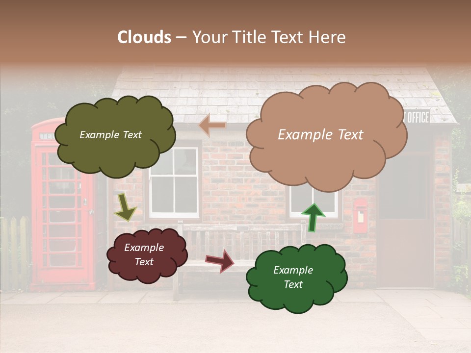 Female White Background Elder PowerPoint Template