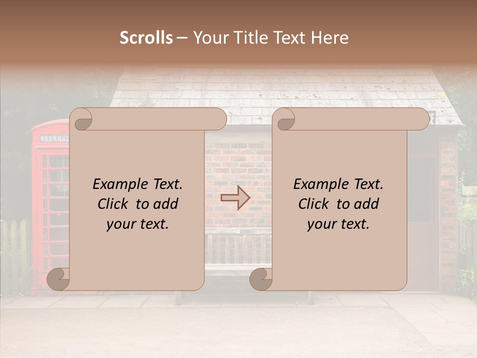 Female White Background Elder PowerPoint Template