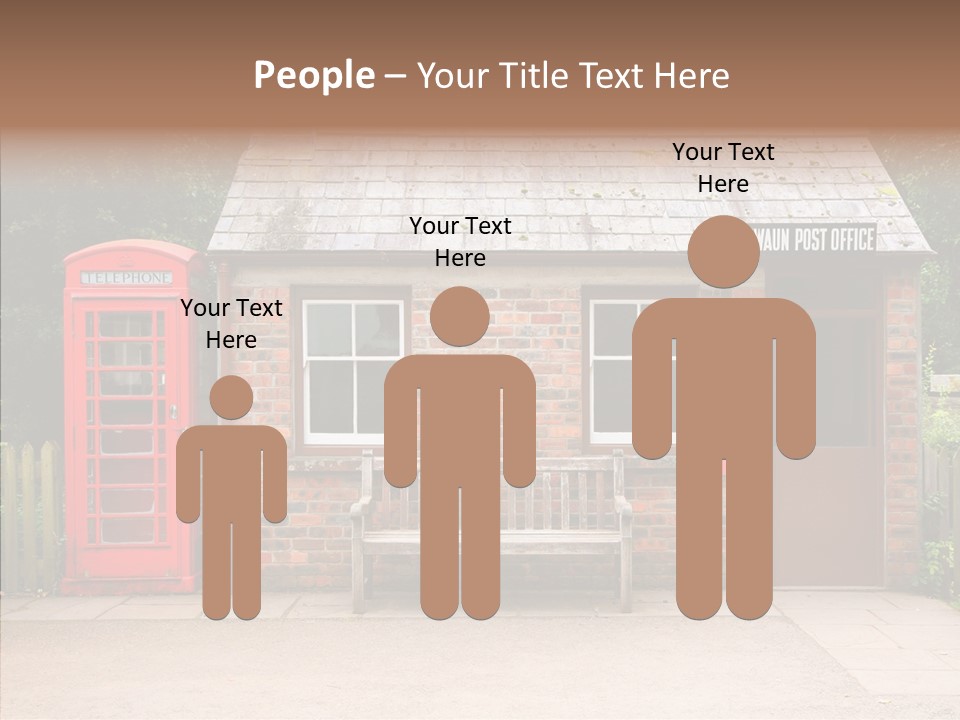 Female White Background Elder PowerPoint Template