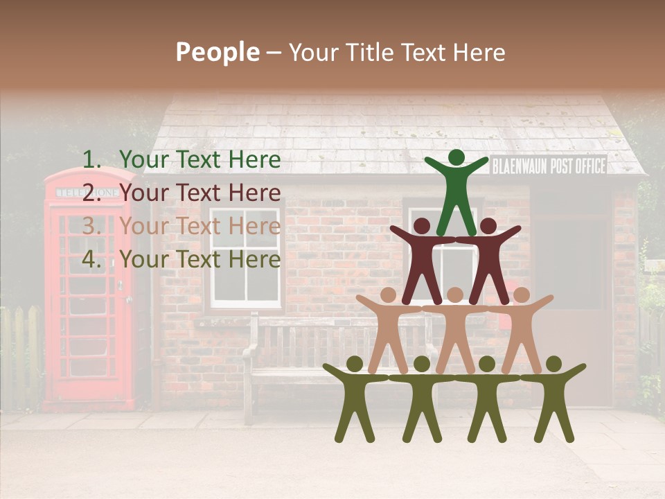 Female White Background Elder PowerPoint Template