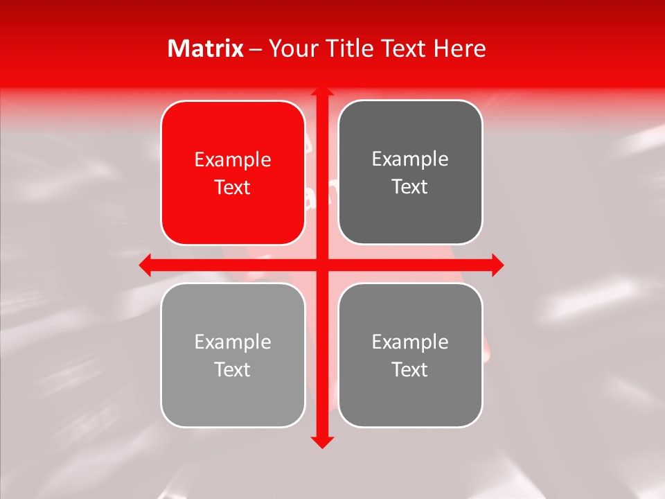 Touching Senior Assist PowerPoint Template