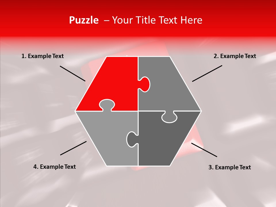 Touching Senior Assist PowerPoint Template