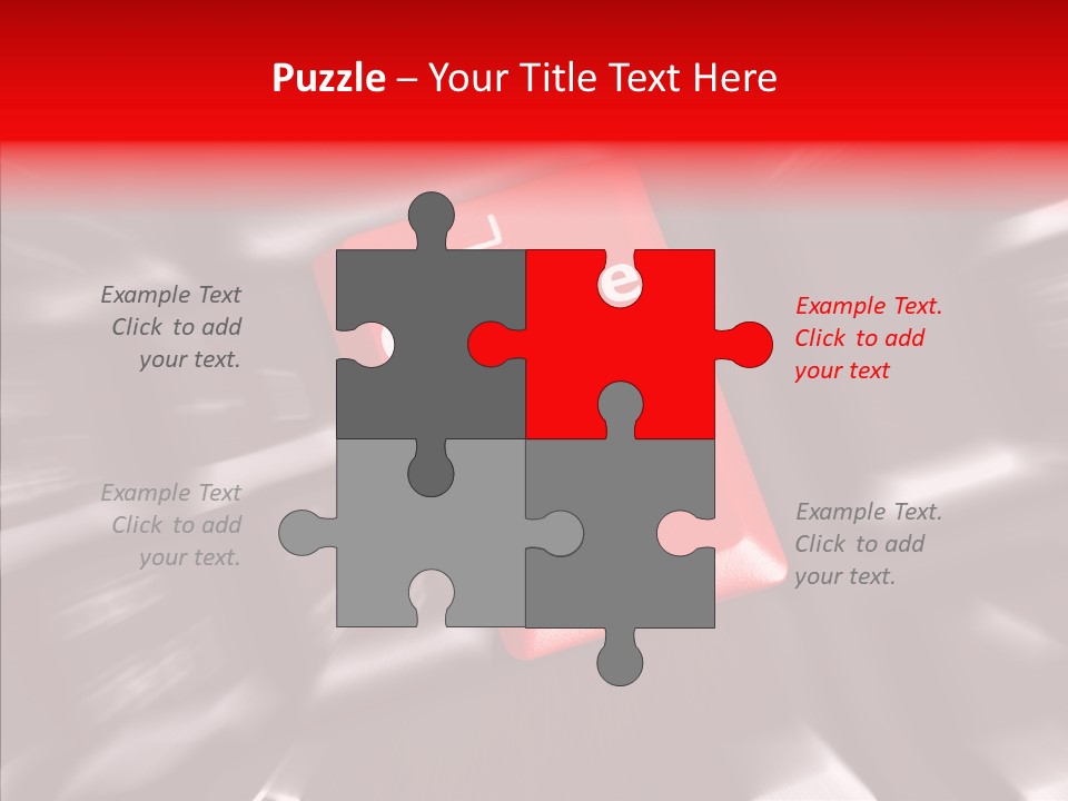 Touching Senior Assist PowerPoint Template