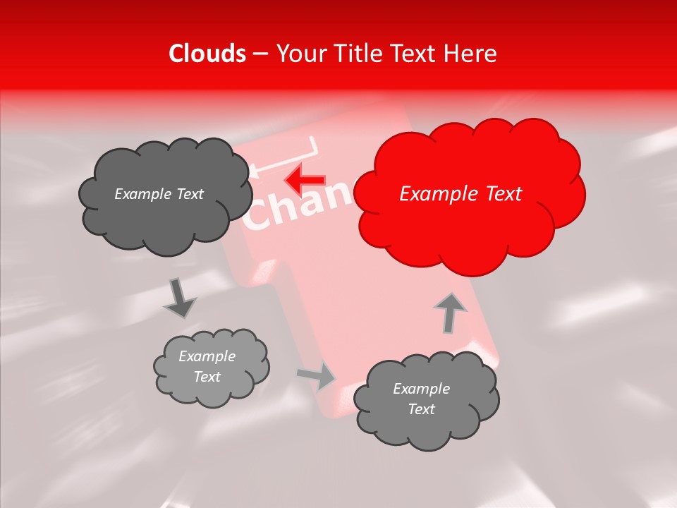 Touching Senior Assist PowerPoint Template