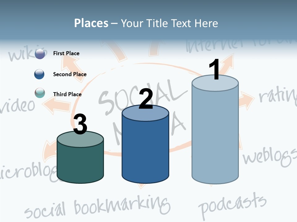 White Women Hold PowerPoint Template