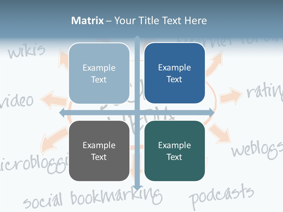 White Women Hold PowerPoint Template