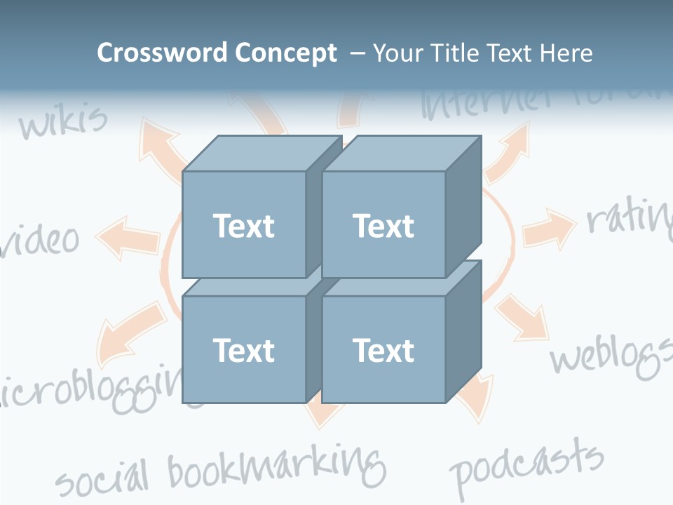 White Women Hold PowerPoint Template