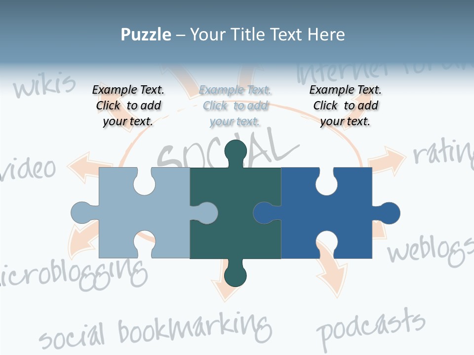 White Women Hold PowerPoint Template