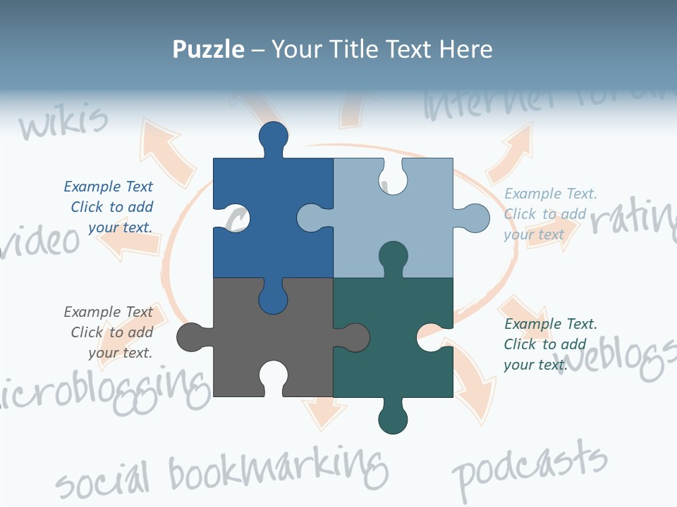 White Women Hold PowerPoint Template