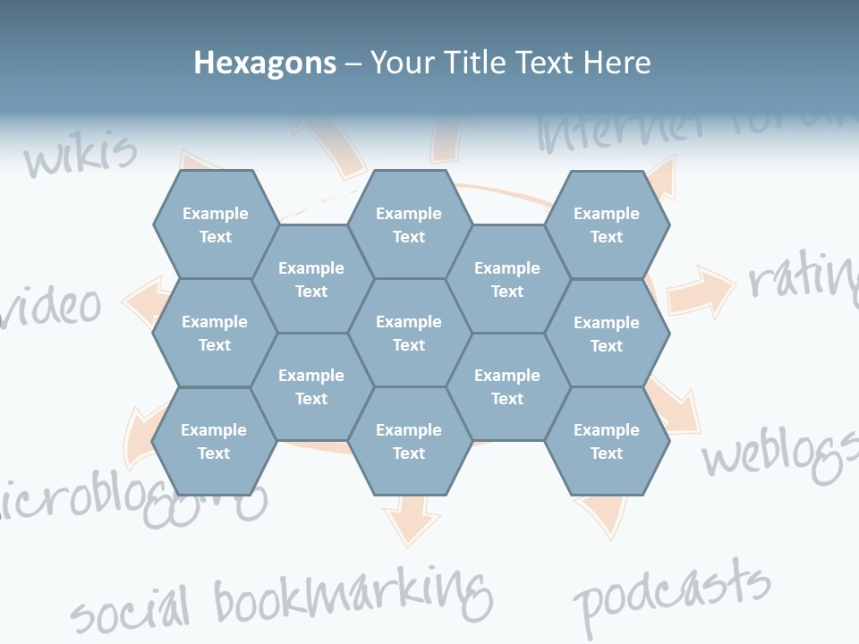 White Women Hold PowerPoint Template