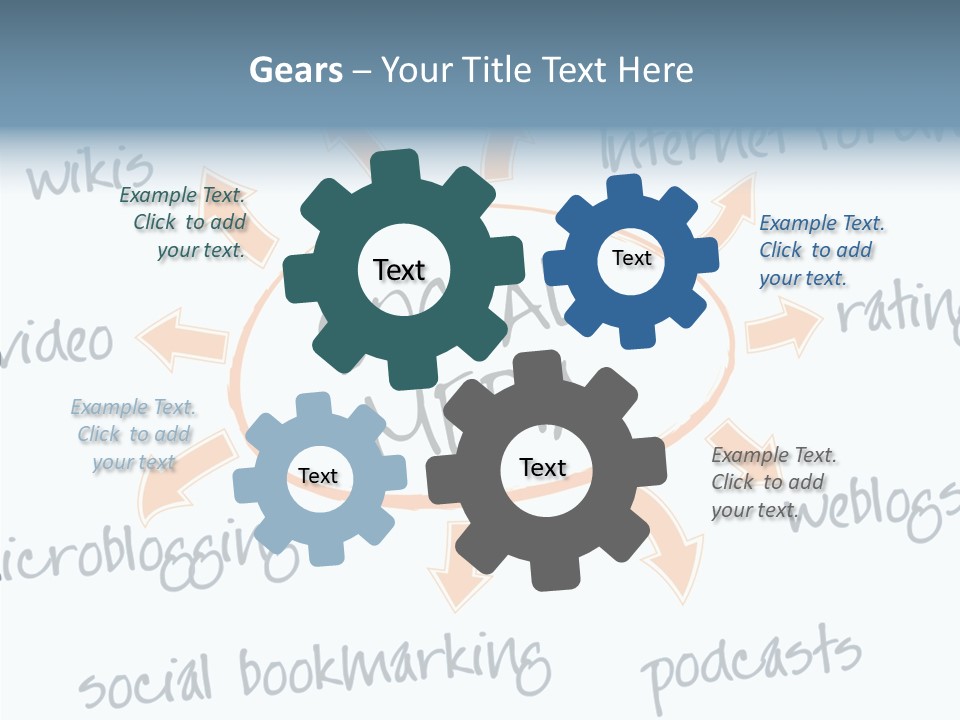 White Women Hold PowerPoint Template