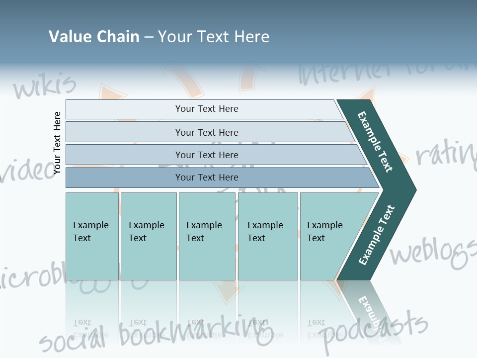 White Women Hold PowerPoint Template