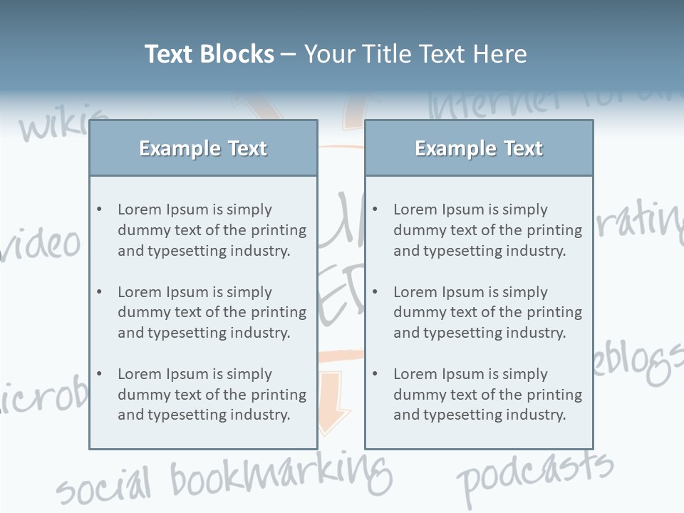 White Women Hold PowerPoint Template