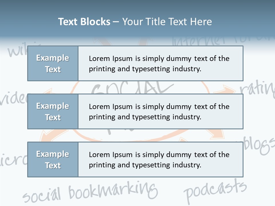White Women Hold PowerPoint Template
