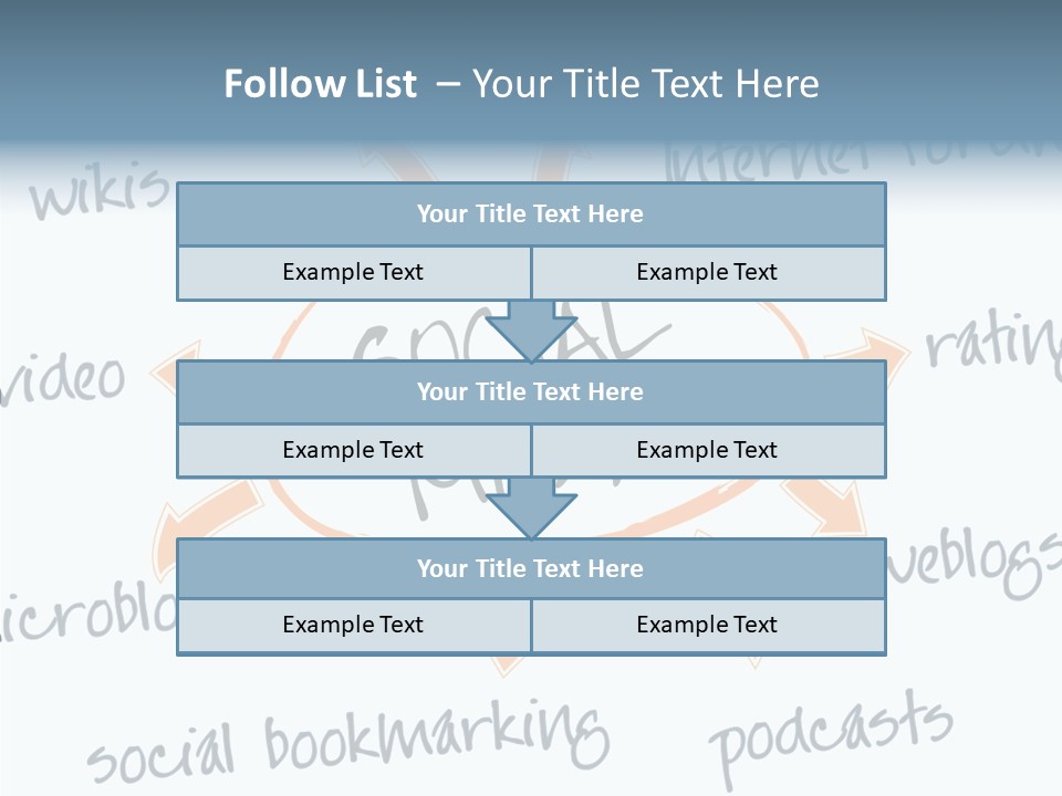 White Women Hold PowerPoint Template
