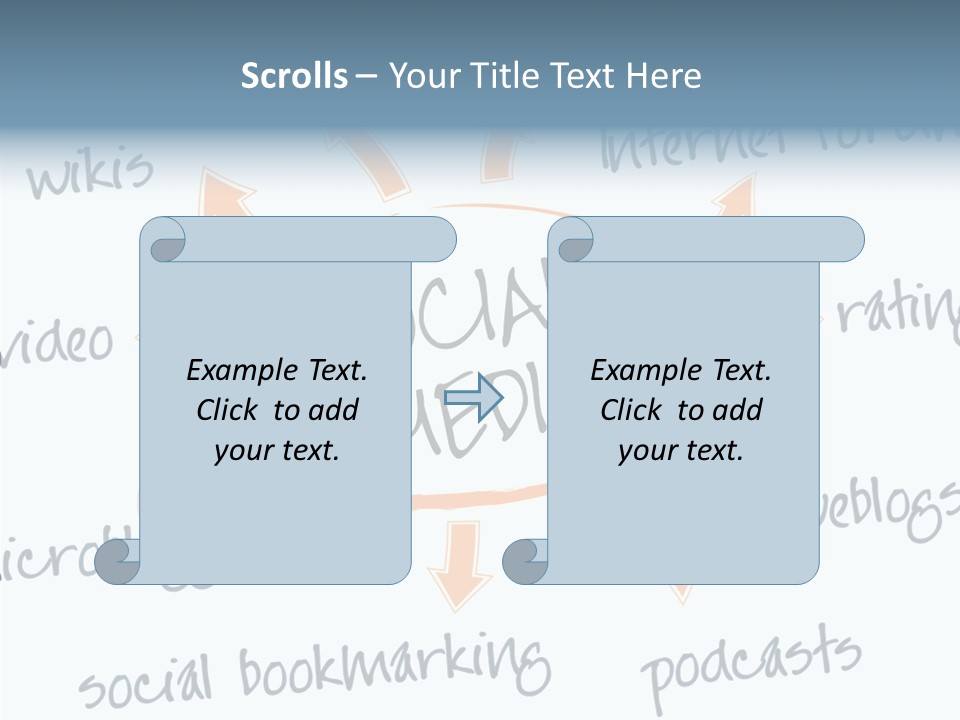 White Women Hold PowerPoint Template