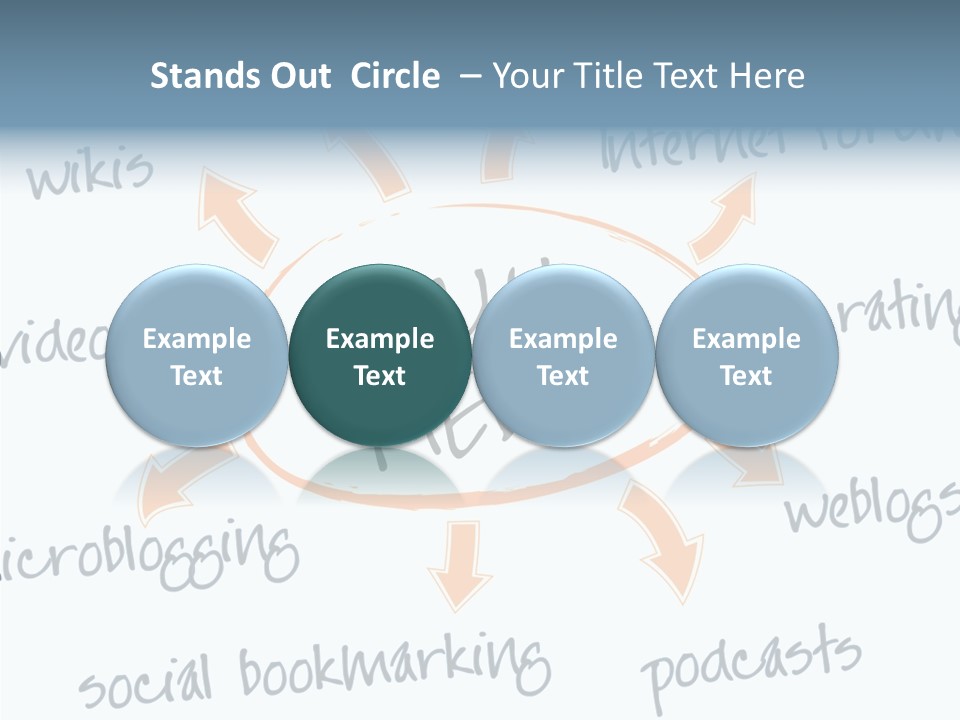 White Women Hold PowerPoint Template