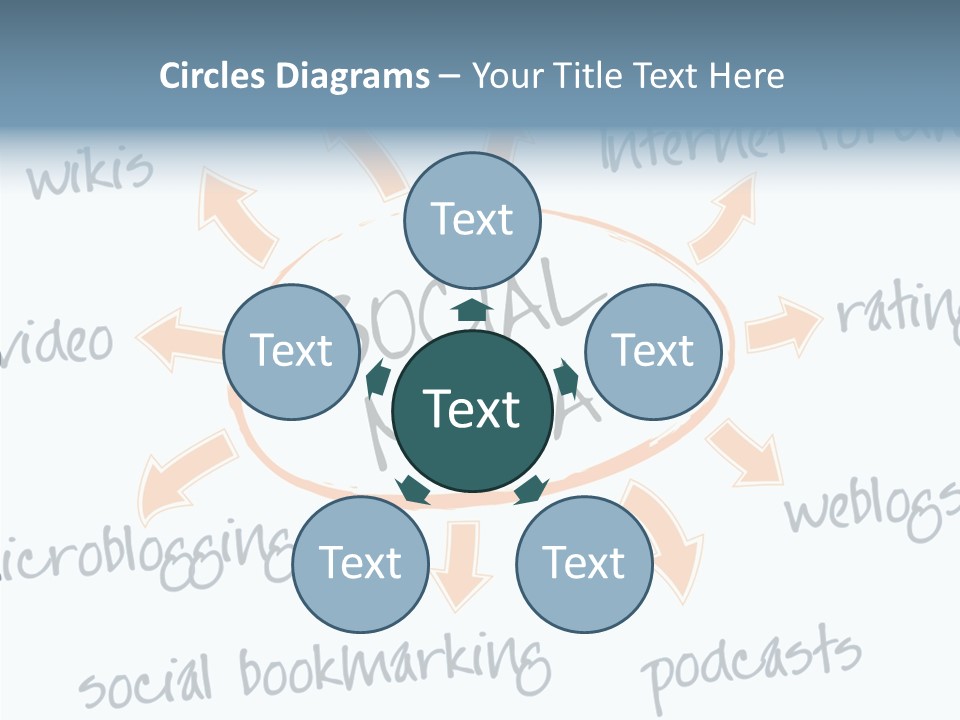 White Women Hold PowerPoint Template
