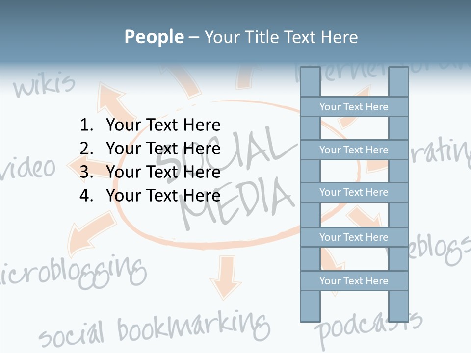 White Women Hold PowerPoint Template