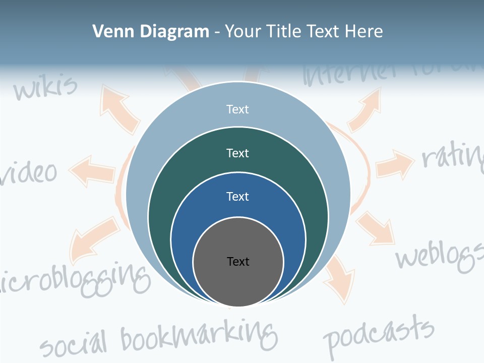 White Women Hold PowerPoint Template