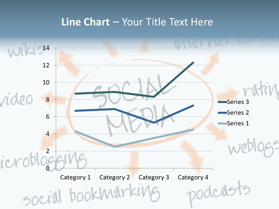 White Women Hold PowerPoint Template