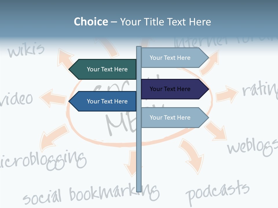 White Women Hold PowerPoint Template
