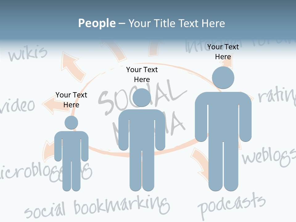 White Women Hold PowerPoint Template