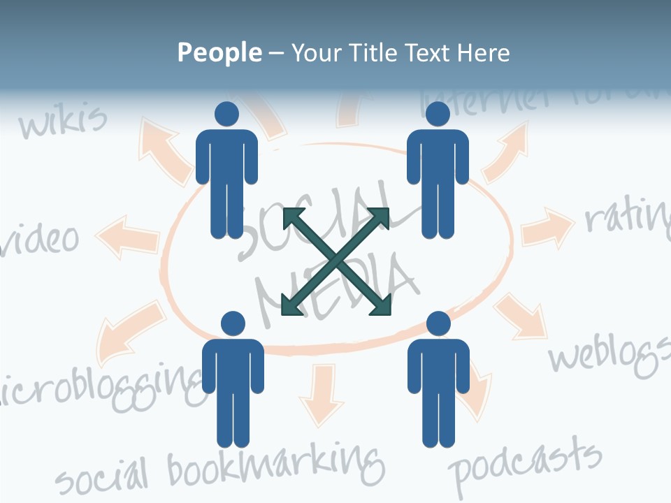 White Women Hold PowerPoint Template