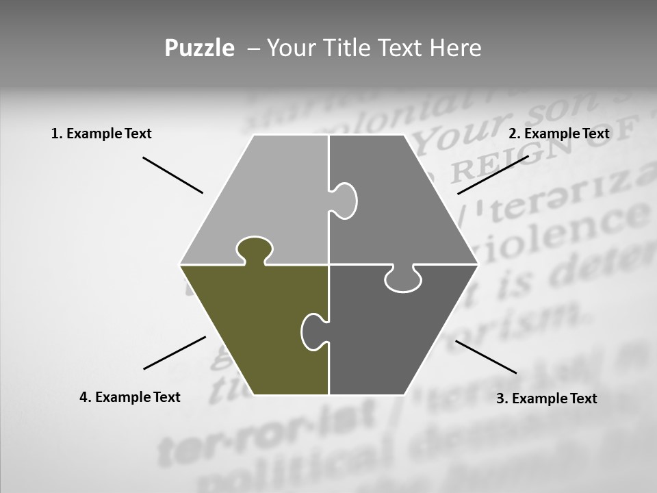 Senior  Grandmother Holding Hands PowerPoint Template