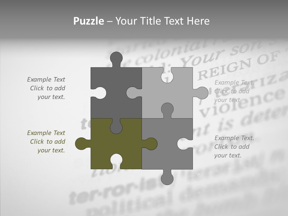 Senior  Grandmother Holding Hands PowerPoint Template